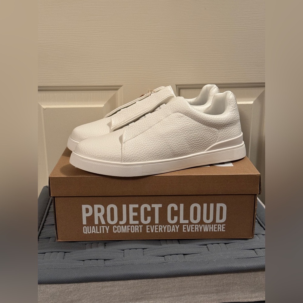 Project Cloud Genuine Leather Memory Foam Hudson Sneakers